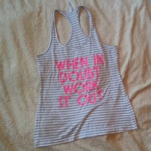 Racerback workout tank